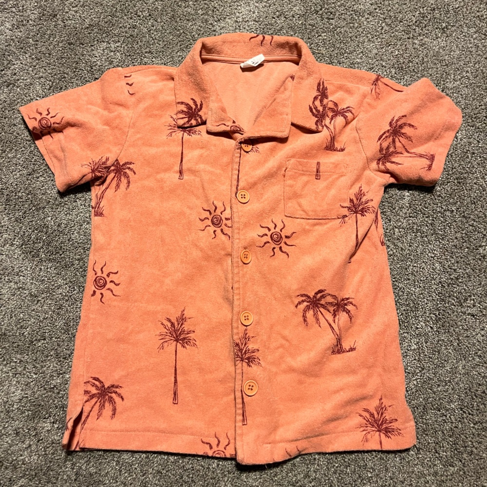 PAC sun terry polo